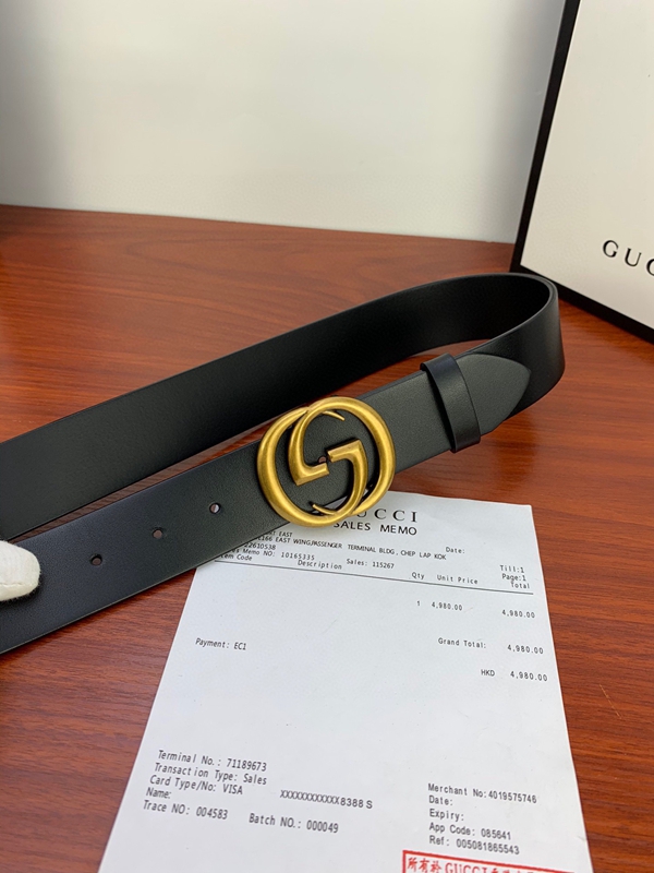 グッチベルト激安角部分ディテール